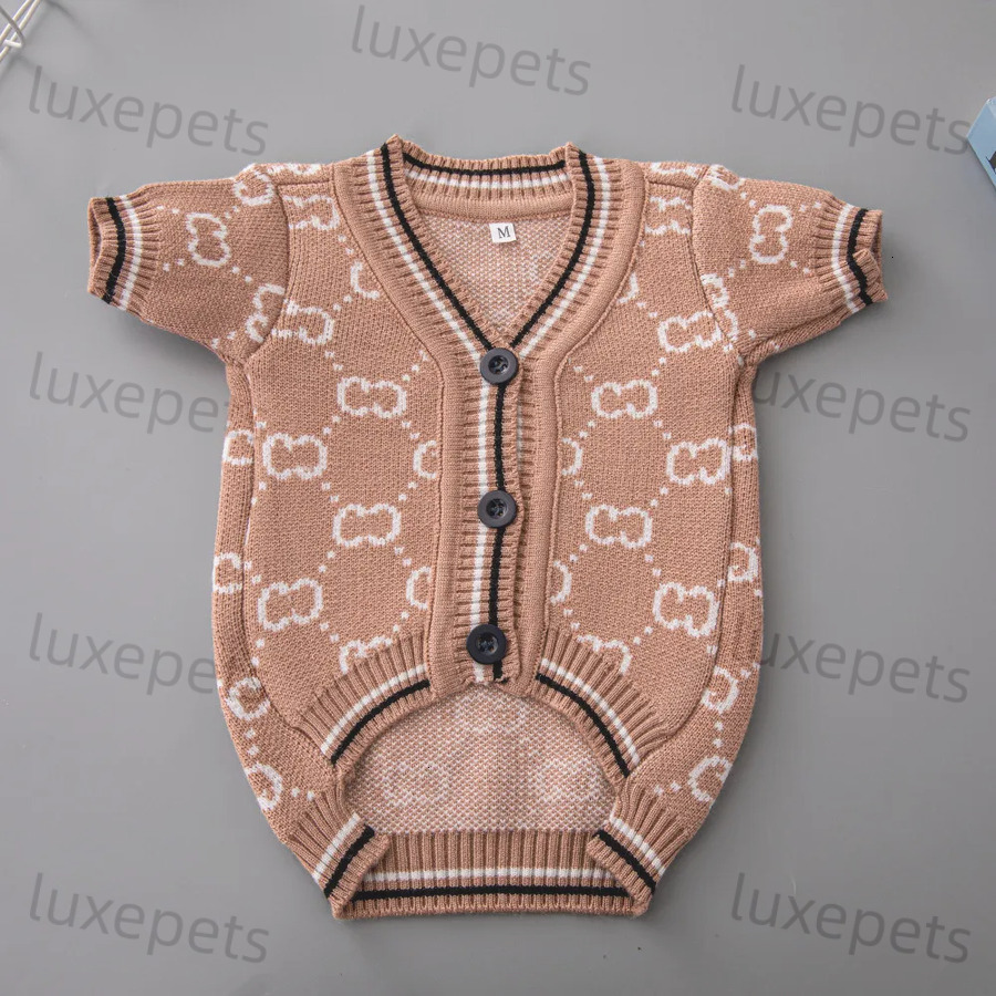 Outdoor Coats for Dog Designer Dog Clothes Pet Sweater Winter Warm Knitted Weather Pets cbca51