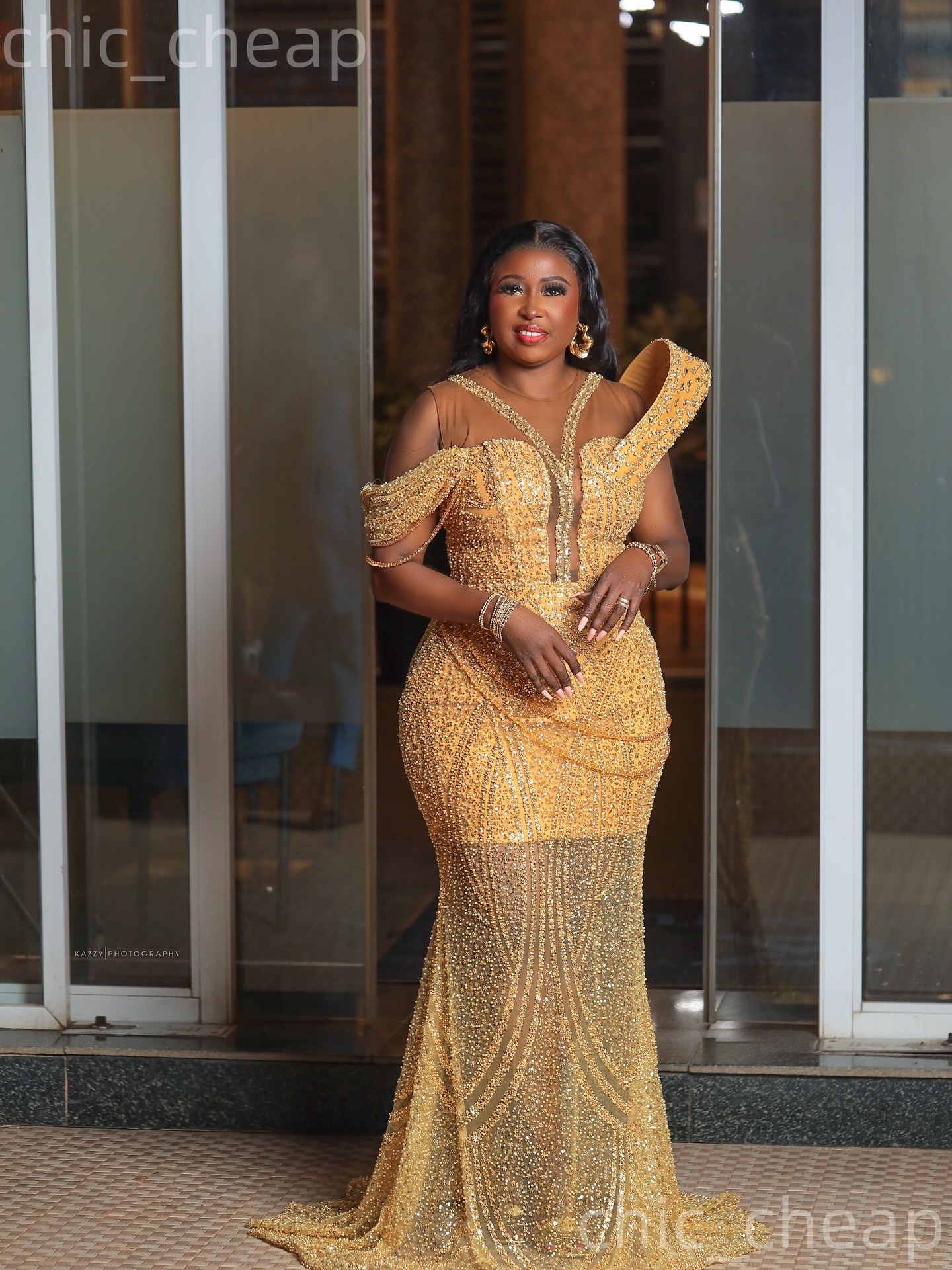 2026 Aso Ebi Mermaid Prom Dresses Sheer Neck Beaded Crystals Sequined Evening Formal Party Second Birthday Engagement Reception Gowns Dress For Specia