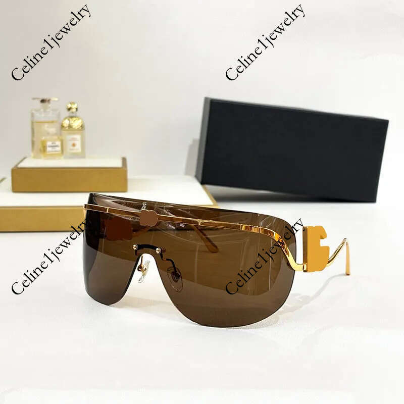 New Design Shield DG2320 Male Female Designers Fashion Sunglasses Metal Frame Logo Mirror Legs Leisure Vacation Travel Goggles UV400