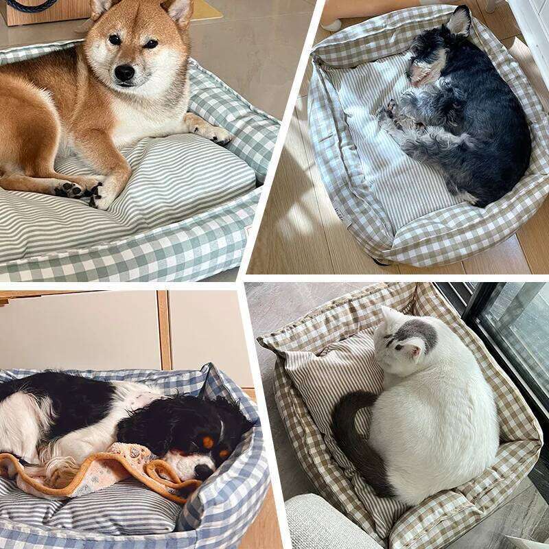 Dog Cats Puppy House Kennel For Indoor Dogs Small Medium Cat Sofa Sleeping Bed Furniture Pet Supplies Accessories 26N0109