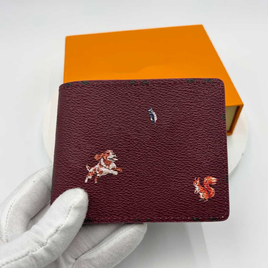 mens wallet designer wallet women purse Animal Forest bag top quality pocket organizer luxury cardholder with box l27057 27023
