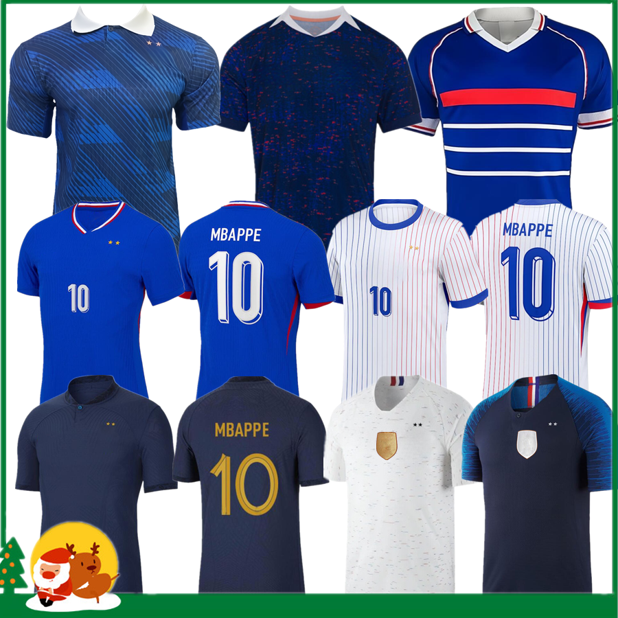 French club Full Sets 2025 2026 MBAPPE soccer jerseys 25 26 GIROUD GRIEZMANN KANTE O.Dembele Maillot de foot equipe Maillots 1998 2014 Men kids kit women football shirt