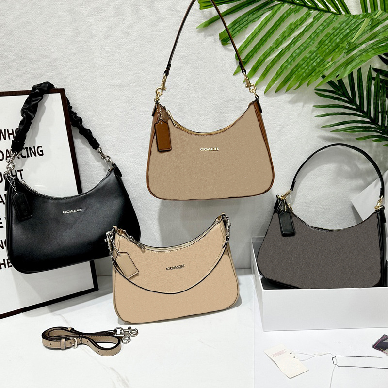 Designer Teri hobo bags Underarm Small Handbags Women Shoulder Bag Half-moon ladies Baguette Purse Chain Strap Croissant bags 01