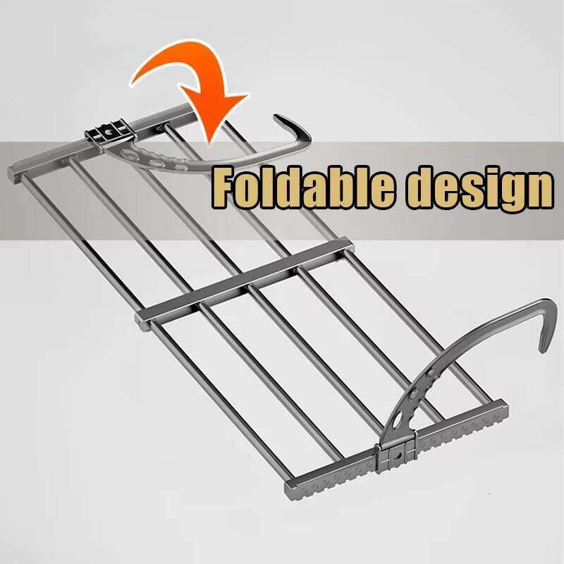 Extendable Clothes Drying Rack Carbon Steel Shoes for Balcony Bedroom Towel Organizer Window Shoe Storage Shelf 26T0109