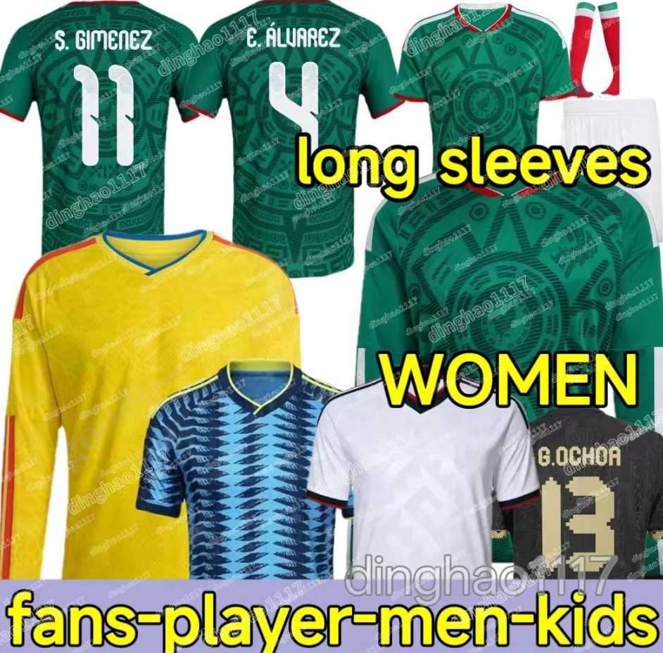 colombia Centenary soccer jersey 100-years anniversary 2026 2027 james L.DIAZ J.LERMA Copa America Home away men kids kit Football uniform fans player version