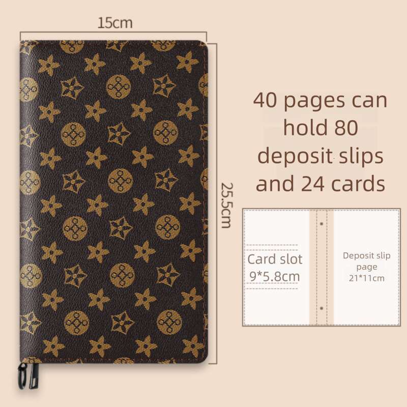 pouches Zipper organizers & for domestic use, cash storage bags for bills and bank passbooks, living room document organizer with secure closure use, 