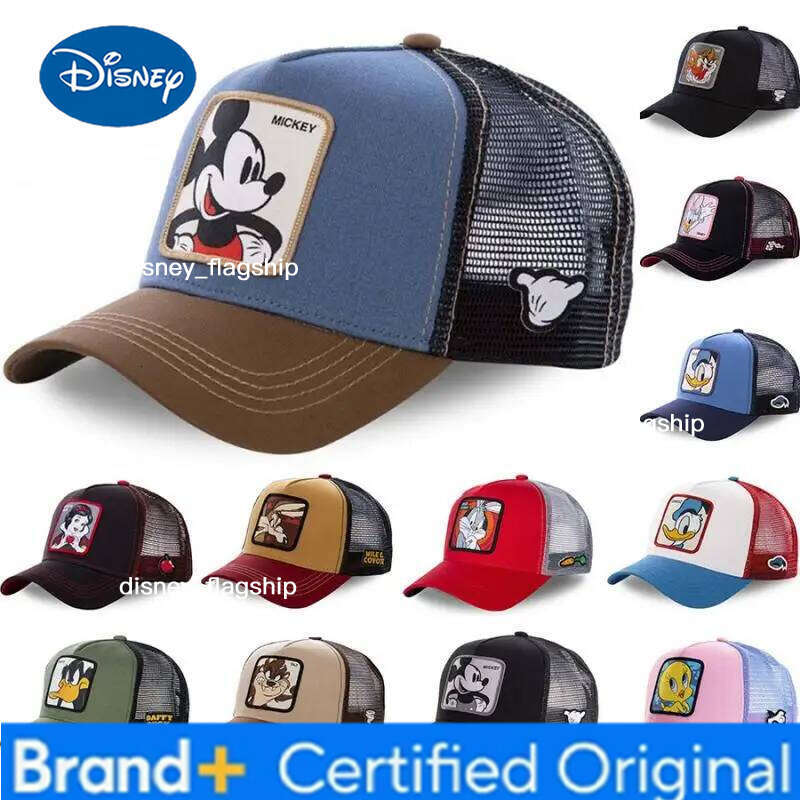 Disney Cartoon Disney Mickey Goofy Sun Protection Baseball Cap Kawaii Donald Duck Outdoor Visor Sports Adjustable Trucker Mesh Hat XJ260109