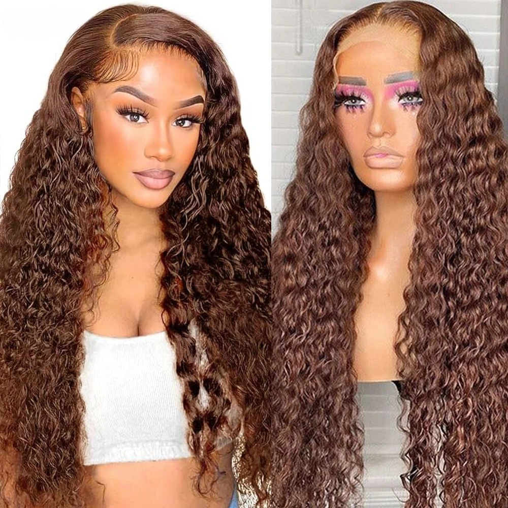 30 40 Inch Curly Human Hair Wigs 360 Full Lace Wigs 13x4 Hd Transparent Lace Front Brazilian Hair Wigs Glueless Wigs Deep Wave Lace Frontal Wigs For W