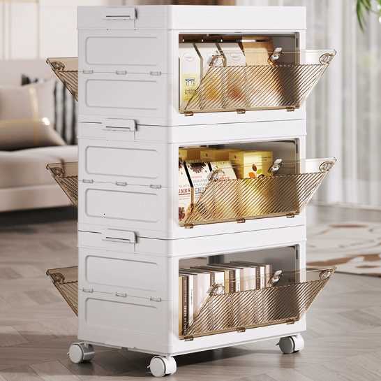 Storage cabinet living room toys folding storage cabinet multi-functional sundries snacks storage cabinet H260109