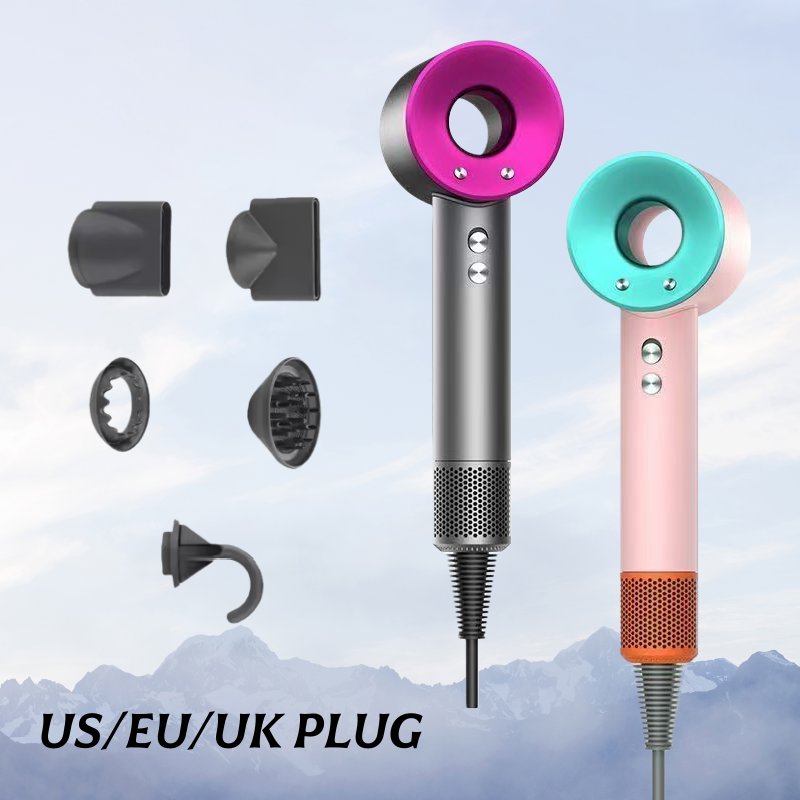 Hair dryer leafless air nozzle negative ion high-speed household hair dryer hot and cold constant temperature silent fast drying hair care professional styling tool