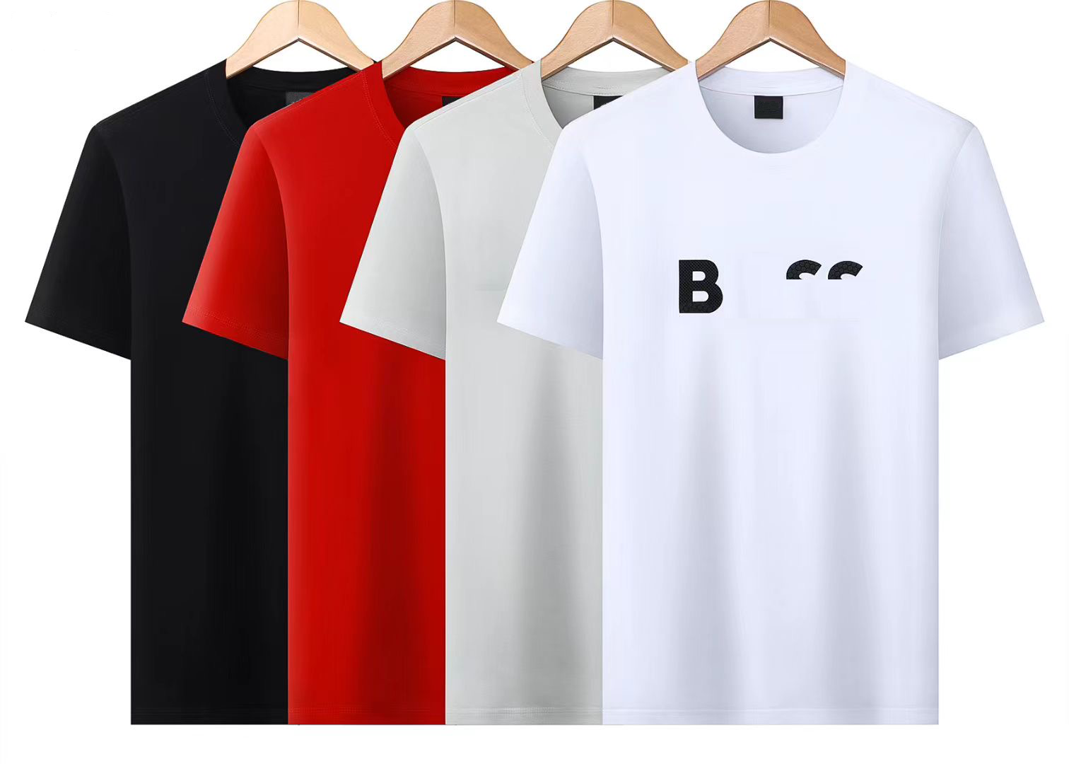 Mens bosse Shirts Designer Tshirt bosshugo Casual T-Shirt Crew Neck Tees Summer Pure Cotton Short Sleeve Clothes USA Fashion Luxury Streetwear T Shirt ee4