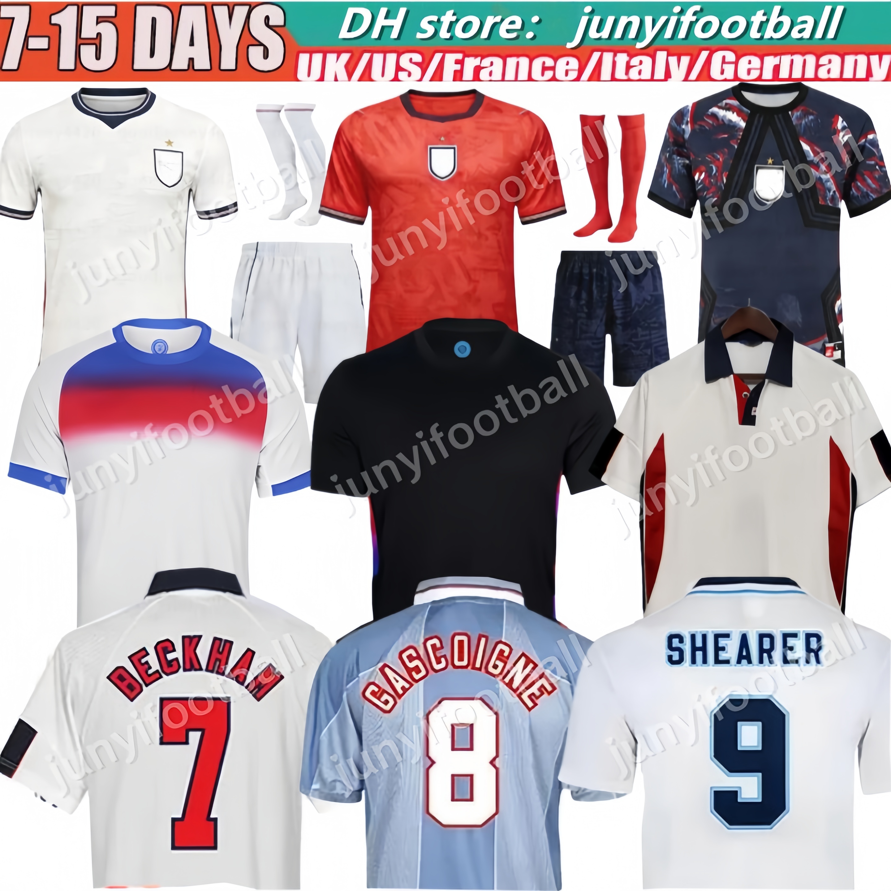 26 27 Englands jersey BELLINGHAM KANE 2026 world cup Football Shirt SAKA FODEN RICE 1982 1994 1998 2002 1996 2008 Retro EnGlANDs Soccer Jerseys FOWLER ROBSON SCHOLES