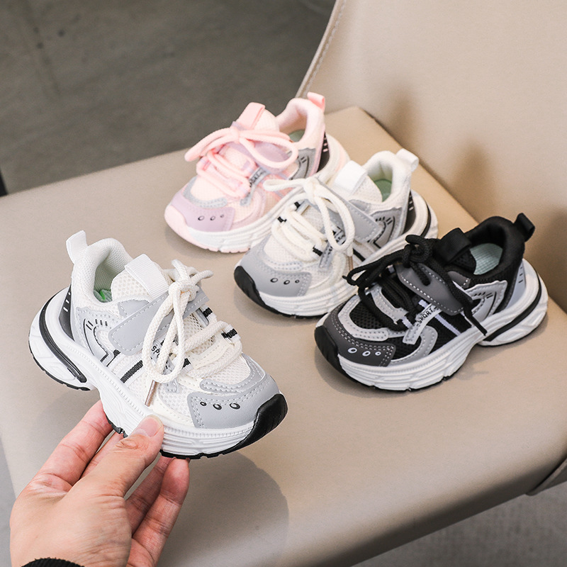 Sport Girl Casual Shoe Spring New kids Anti slip Soft Sole Sports for Preschool Running Shoes Trend