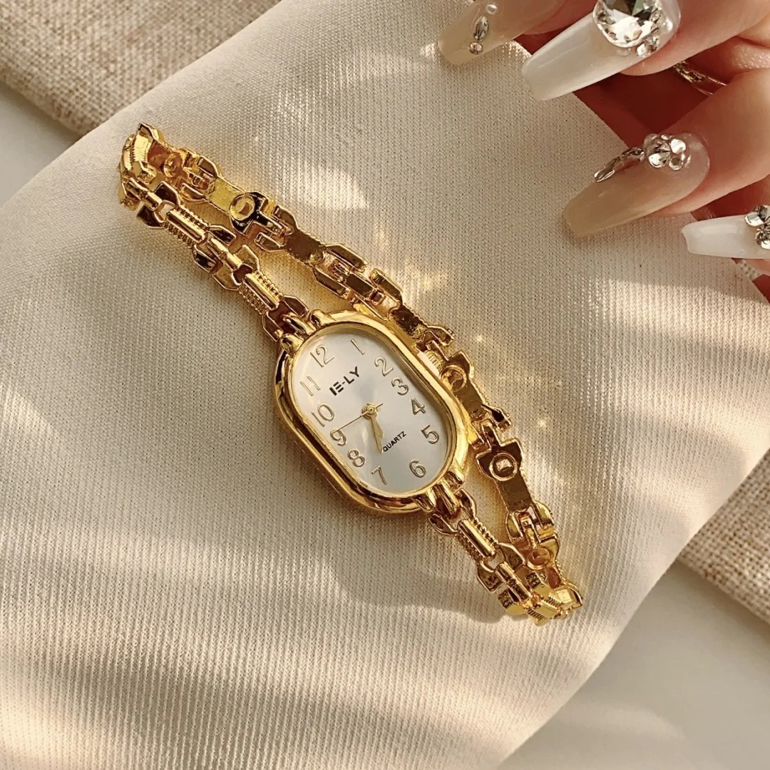 Women Watches Top Wristwatches Ladies Fashion Gold Bracelet Watch Female Elegant Clock Women montre femme 260108