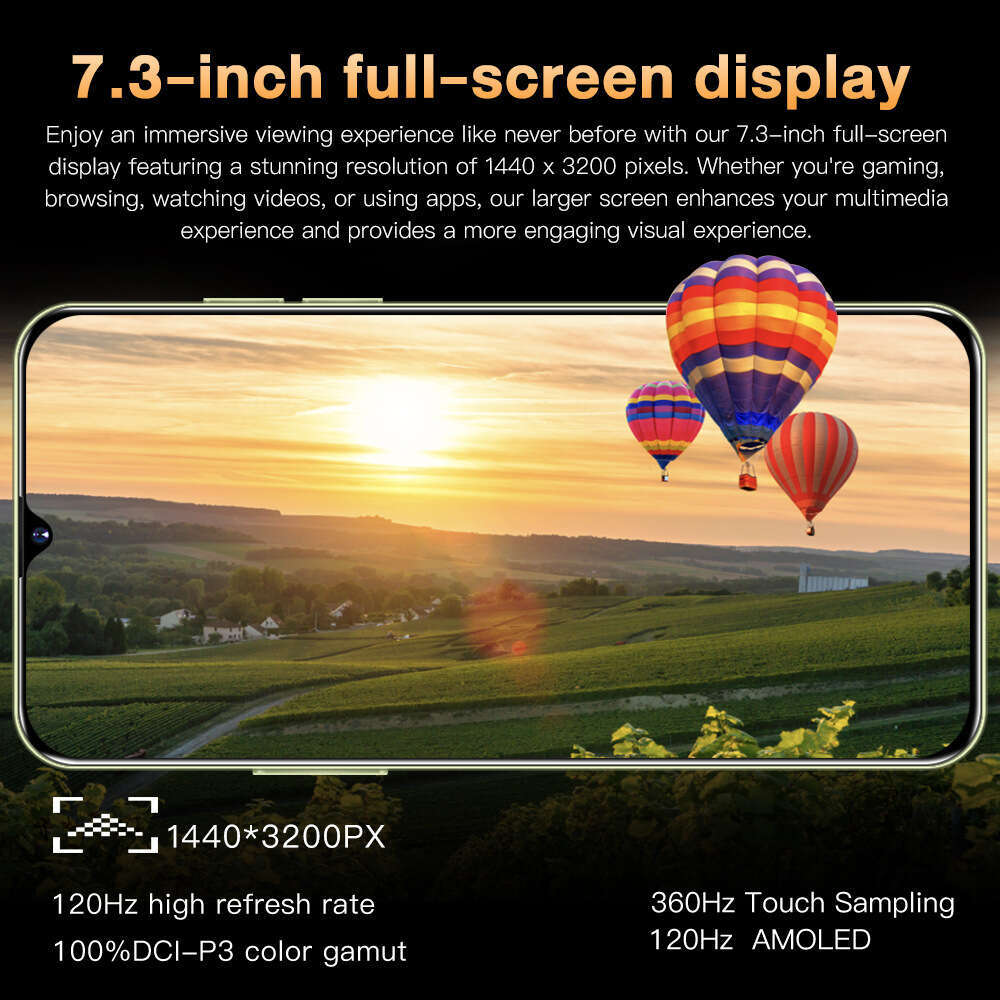 Renowned brand's popular S23 Ultra cross-border phone with 7.3-inch large screen, high-end Android phone, 13 smartphone factory (explosive model)