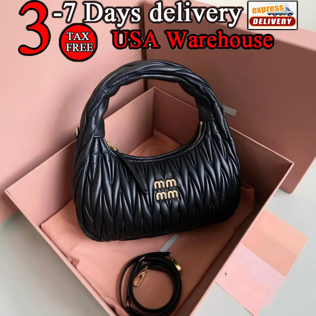 10A wander designer bag pochette High-quality shouder bag Fashion Leather wander lady pochettes tote bags sac luxe bag crossbody handle bag small square bags with box