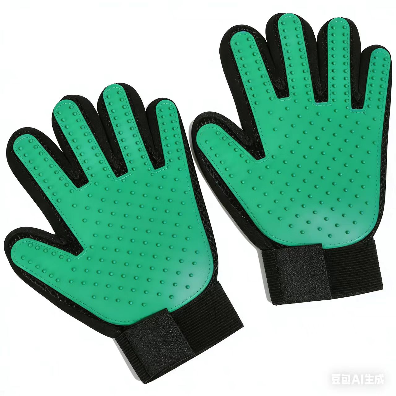 Multi-Color Cat Petting Glove - Reusable Pet Hair Remover Glove, Gentle Deshedding Glove for Cats/Dogs Loose Fur