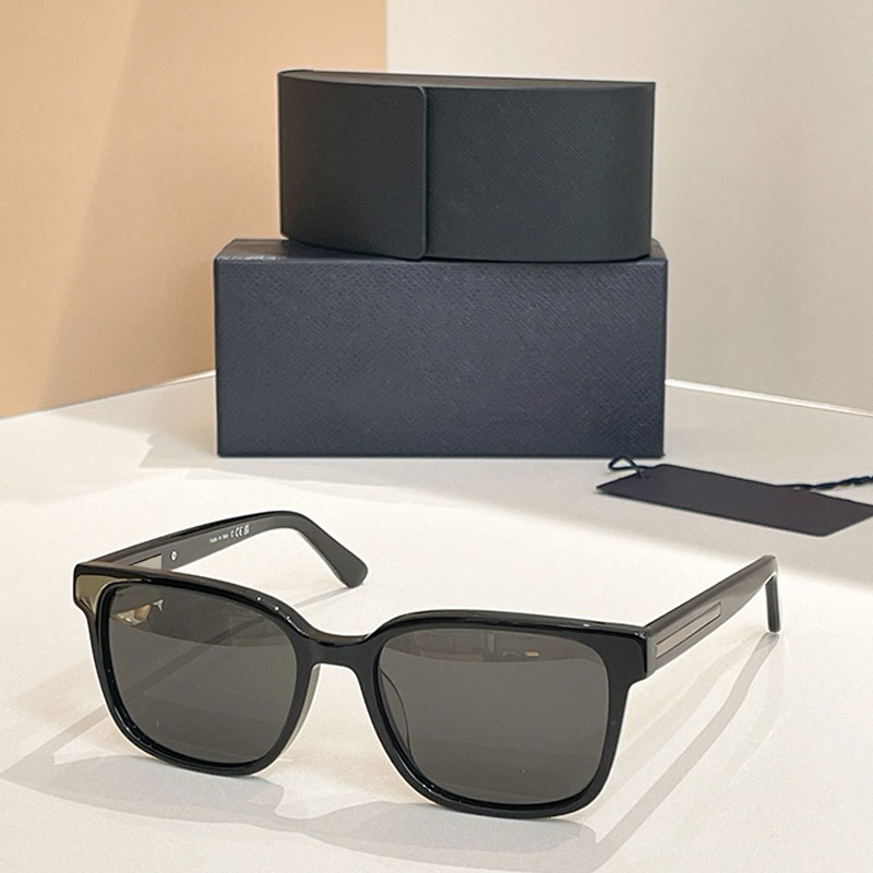 26ss New Sunglasses Outdoor Acetate Square Frame Mens Womens Holiday Party Style Casual Wear Sunglasses A09VS With Box