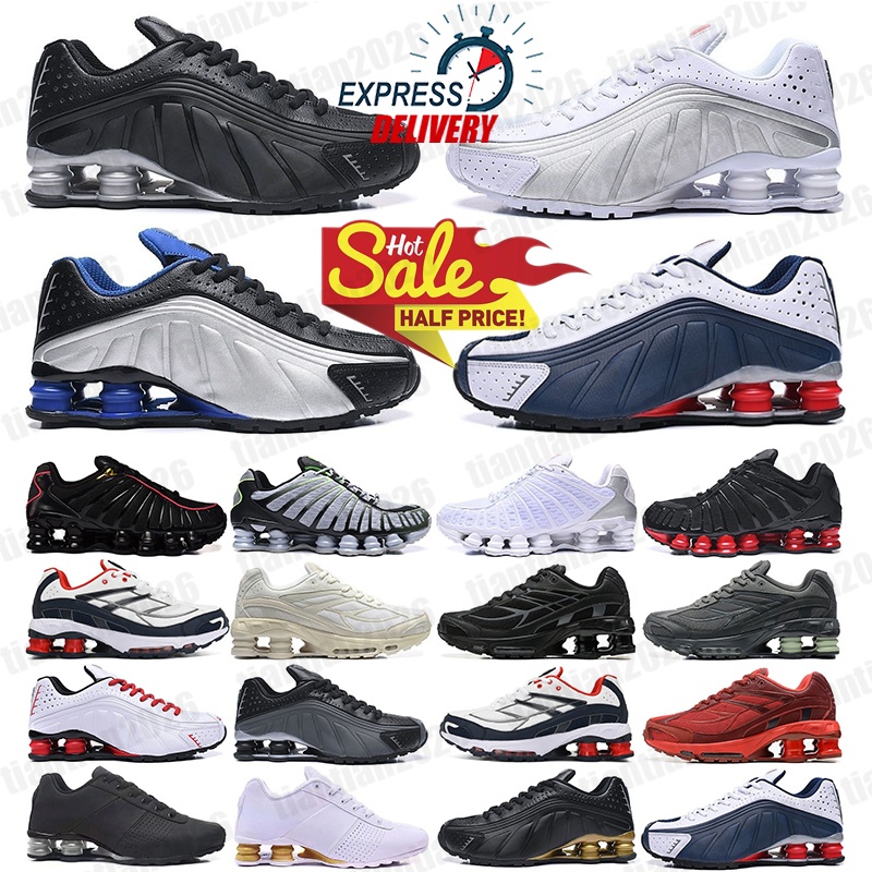2026 Men Running shoxes TL Shoes Classic Avenue 801 803 Provide Oz Chaussures Bred Black Varsity Red White Midnight Navy shox Sports Sneakers Trainers shoes 40-46