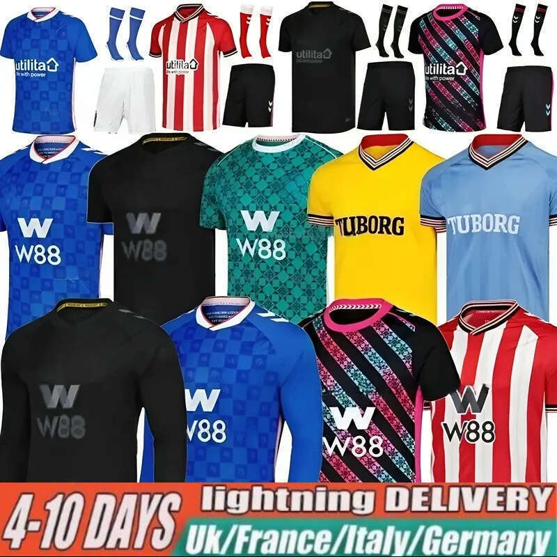 SUNDERLAND 25 26 Home Away Football Soccer Jerseys STEWART SIMMS ROBERTS AMAD CLARKE DAJAKU EMBLETON EVANS O'NIEN 2025 2026 Football Shirt men kids kit 3RD PRITCHARD