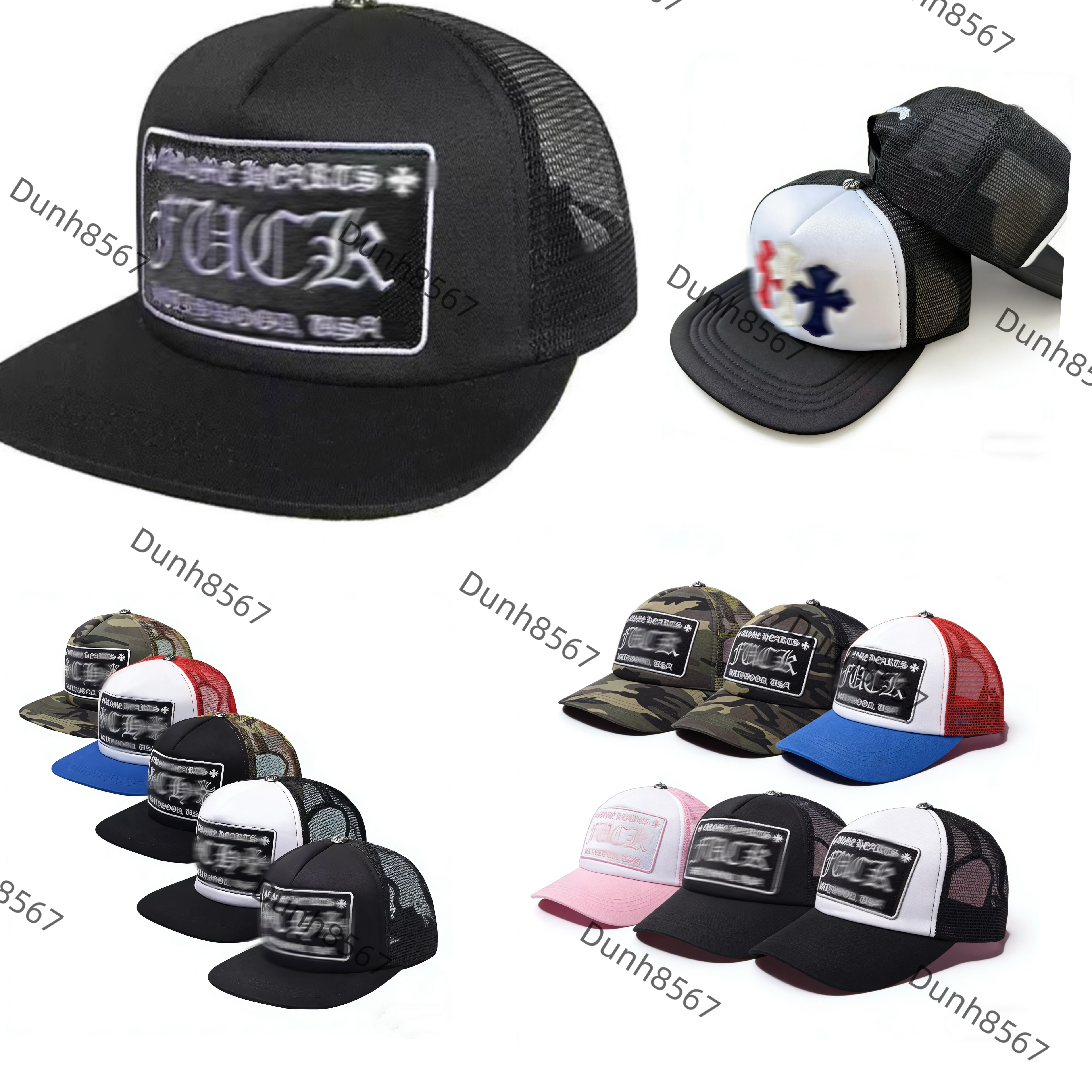 Classic hat Chroe Heart baseball cap cross flower hat for mens heart Snapbacks casquette luxe chr bucket hat womens high quality fitted hats