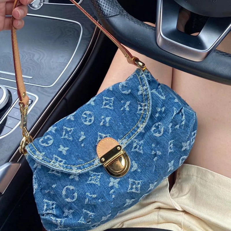 Luxury Designer bag women Denim Evening Carryall Shoulder Bag Handbag Crossbody bag Canvas louisities vittonn Tote Bag viitton vuittion Purse Hills Clutch Wallet