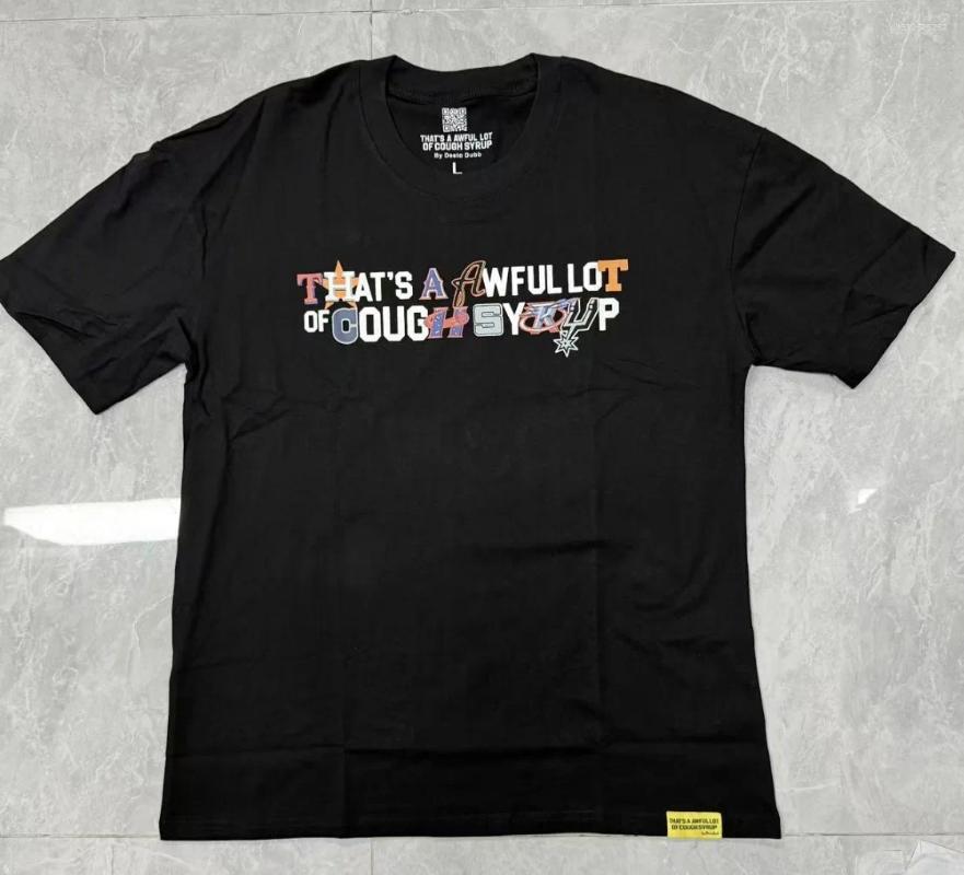 Men's T Shirts THAT'S A AWFUL LOT OF COUPH SYRUP European And American Style Fashion Brand Short Sleeved T-shirt