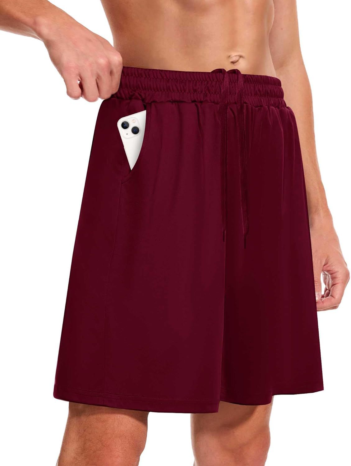 Men's Summer Quick-Dry Breathable Sports Shorts, Loose Casual with Pockets, Outdoor Running Training Fitness Pants