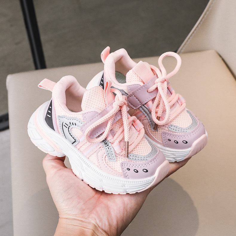 Sport Girl Casual Shoe Spring New kids Anti slip Soft Sole Sports for Preschool Running Shoes Trend