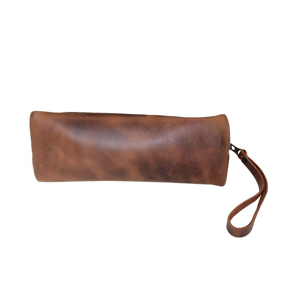 256M53 Women's Minimalist Coin New Cosmetic Purse Zipper Wallets Genuine Leather Mini Pouch Cowhide Soft Small Bag Storage Holders