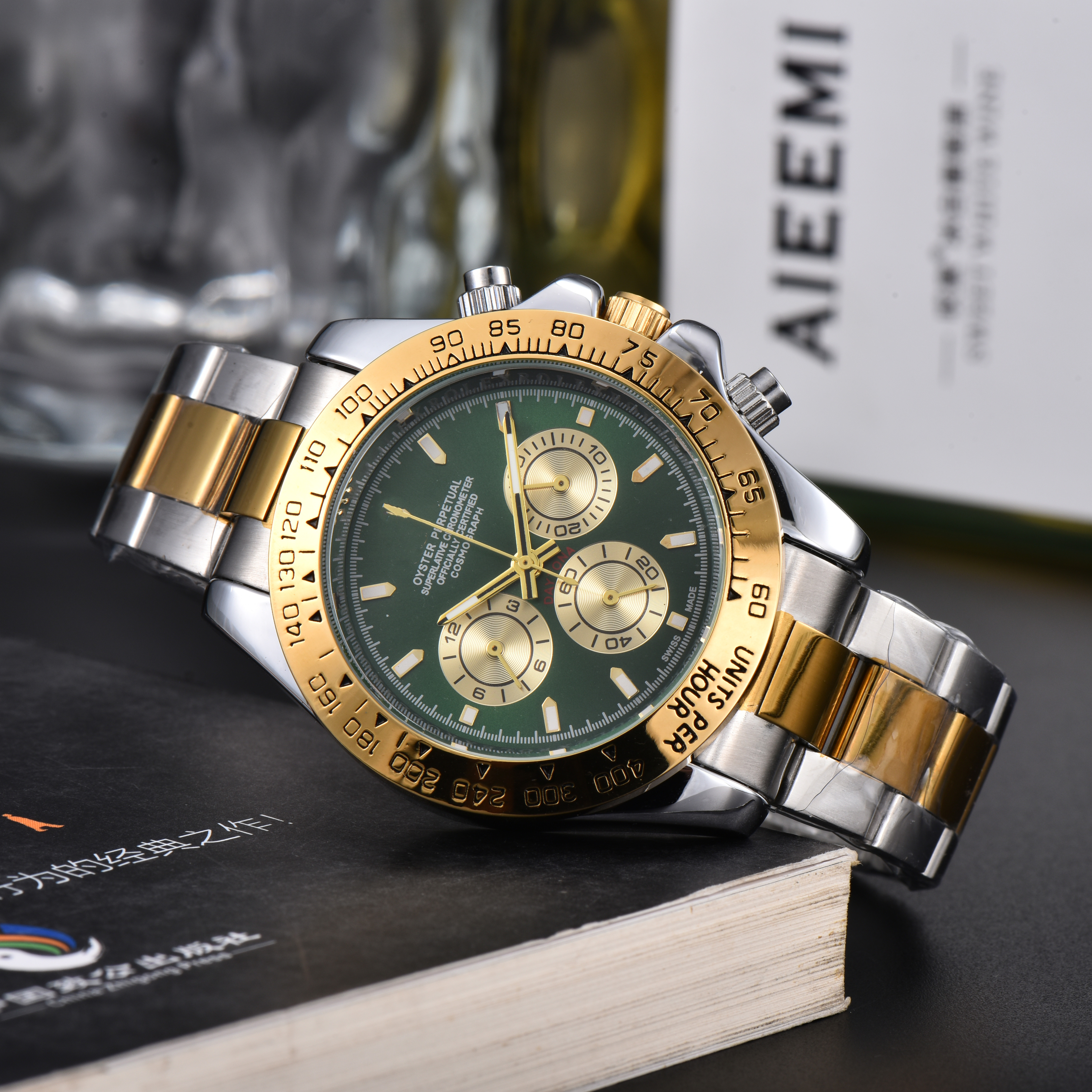 Latest Luxury men lady Wristwatches Classics Oysterity Perpetuality DAYity TONASity watches Quartz movement WATCH stainless steel Wristwatche Montre de luxe