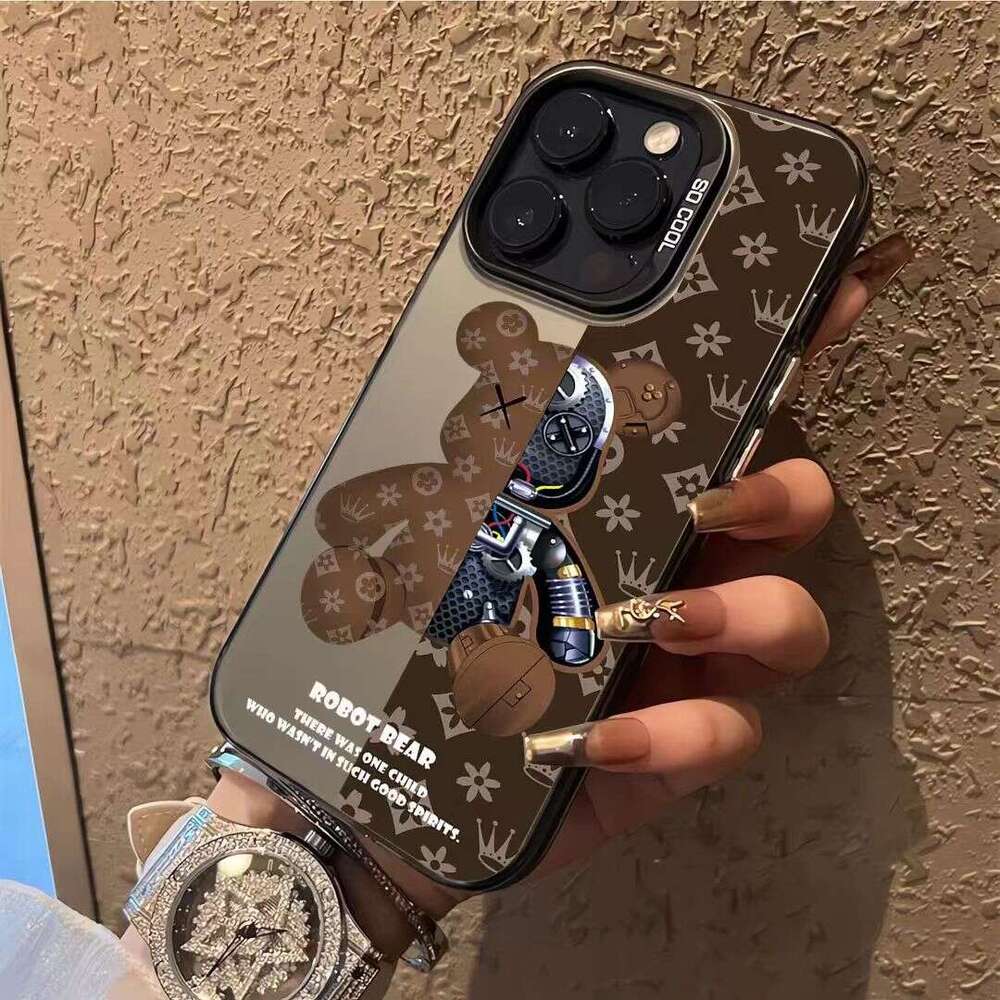 iPhone case Bear Compatible with Apple 17 Air Phone Case iPhone 16 New Model 15 Pro Trendy Brand 14 Premium 13 Cool