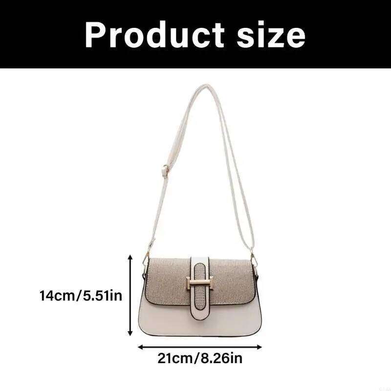Q1QA Women Lovely Shoulder Simple Small Square Sequins Crossbody PU Leather Dating Trendy Bag XJ260109