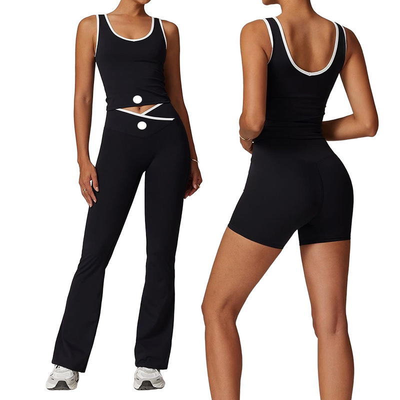 women Yoga Set Two Pieces bralette Gym Sports Tracksuits Bra Fitness Shorts lingerie Fared Pant Workout Sports Clothes