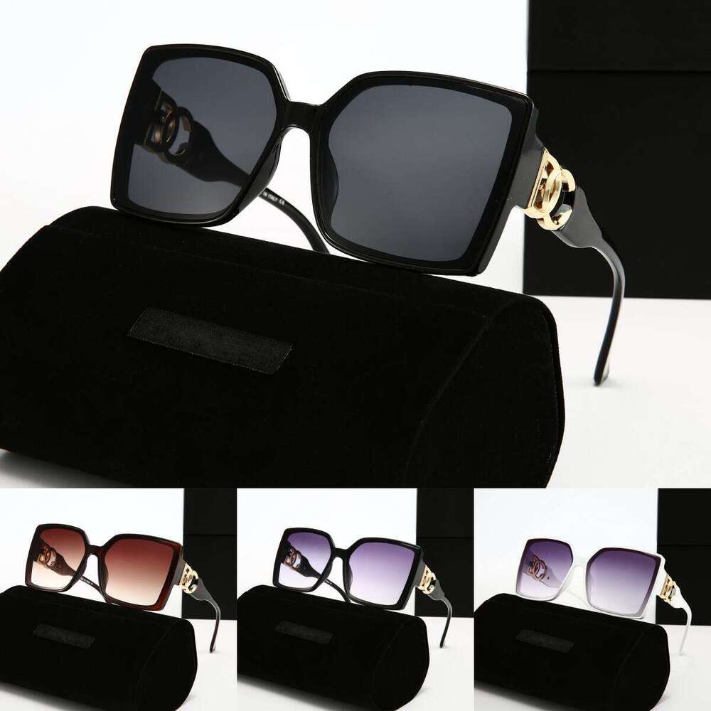 Luxury Designer Sunglasses Black Acetate Frame UV400 Polarized Polycarbonate Lenses Oversized Design UV Protection Sunglasses For Women Men lunettes de soleil