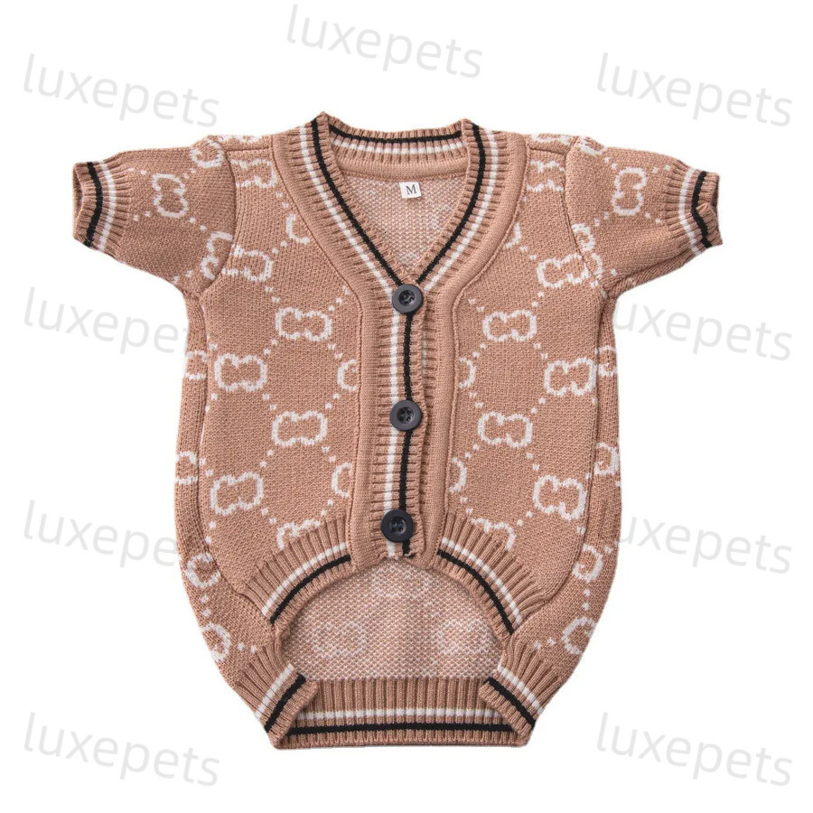 Outdoor Coats for Dog Designer Dog Clothes Pet Sweater Winter Warm Knitted Weather Pets cbca51