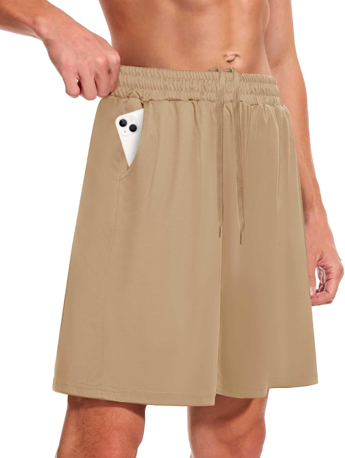 Men's Summer Quick-Dry Breathable Sports Shorts, Loose Casual with Pockets, Outdoor Running Training Fitness Pants