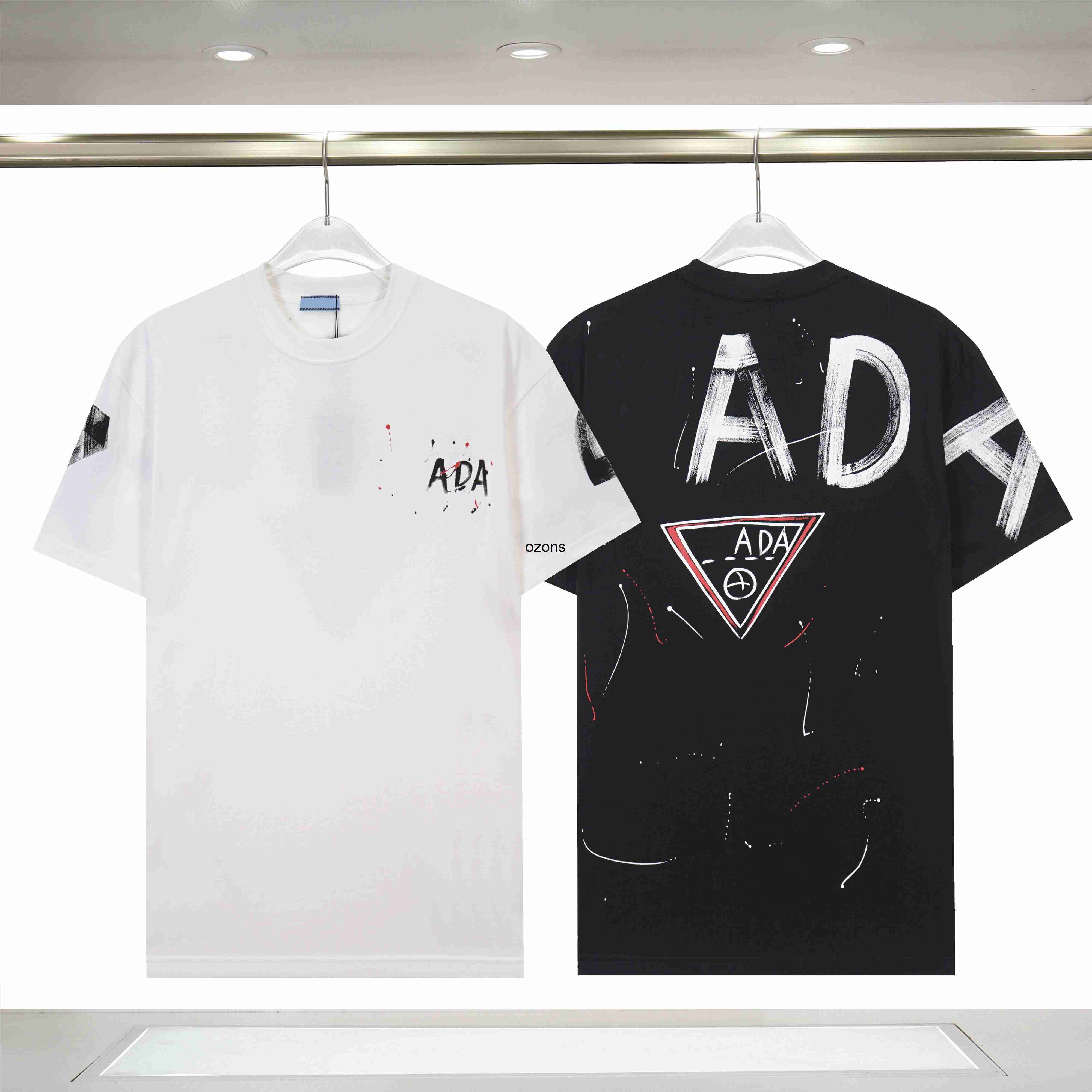 P 5A New Designer Tees T Shirts Mens Women Designer essential Tshirts cottons printing Tops Man Casual Tees Fashion Luxury Graph 862U pradaly NH63