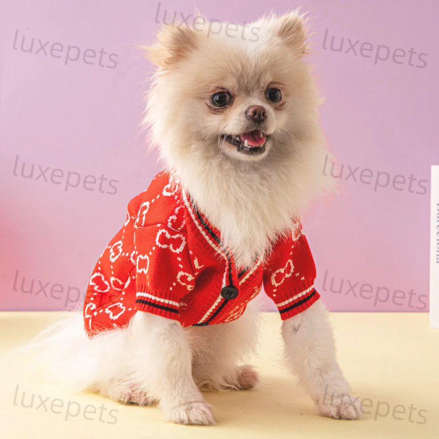 Outdoor Coats for Dog Designer Dog Clothes Pet Sweater Winter Warm Knitted Weather Pets cbca51