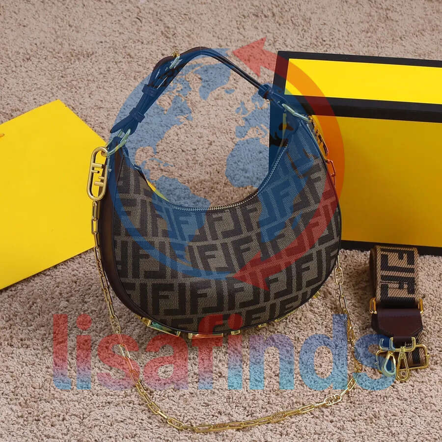 Designer Shoulder Luxury Bottom Letters Handbags Half moon bag Leather High Quality Cross body Purses Classics Wallet Women Versatile Mini Underarm Bag