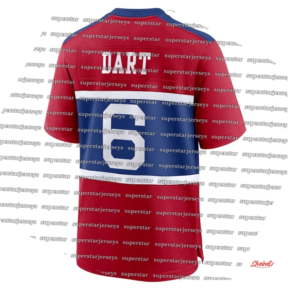 Cam Skattebo Jaxson Dart Malik Nabers Football Jerseys Abdul Carter Brian Burns Thibodeaux Dexter Lawrence II Taylor Strahan Jalin Hyatt Tyrone Winsto