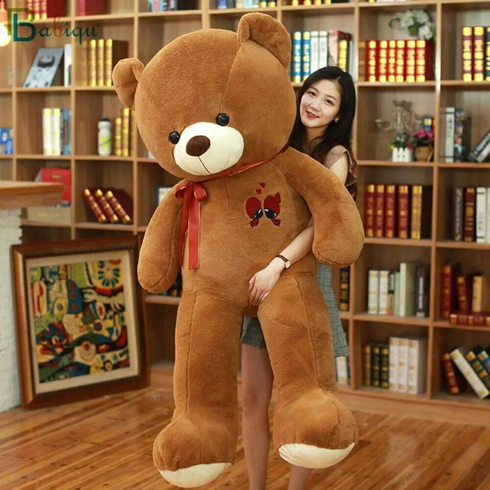 60-100CM Large Teddy Plush Lovely Giant Bear Huge Stuffed Soft Animal Dolls Kids Toy Birthday Gift For Girlfriend Lover