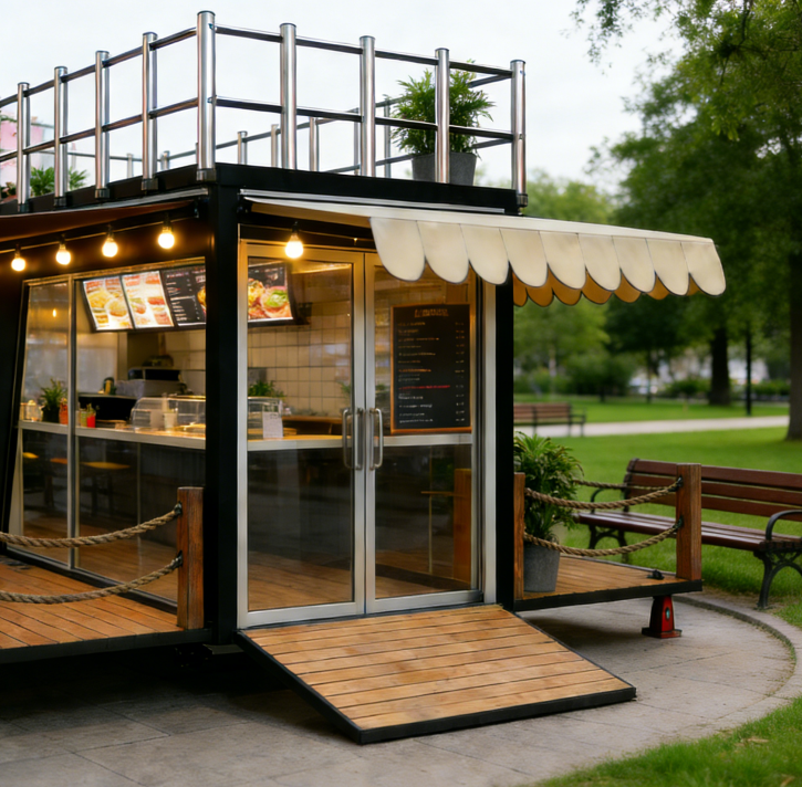 Stainless Steel Bus Deep Fryer Fast Food Trucks Street Mobile Food Trailer with Full Kitchen Equipments