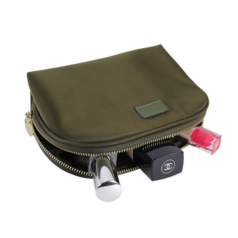 256M53 Women's Minimalist Coin New Cosmetic Purse Zipper Wallets Genuine Leather Mini Pouch Cowhide Soft Small Bag Storage Holders