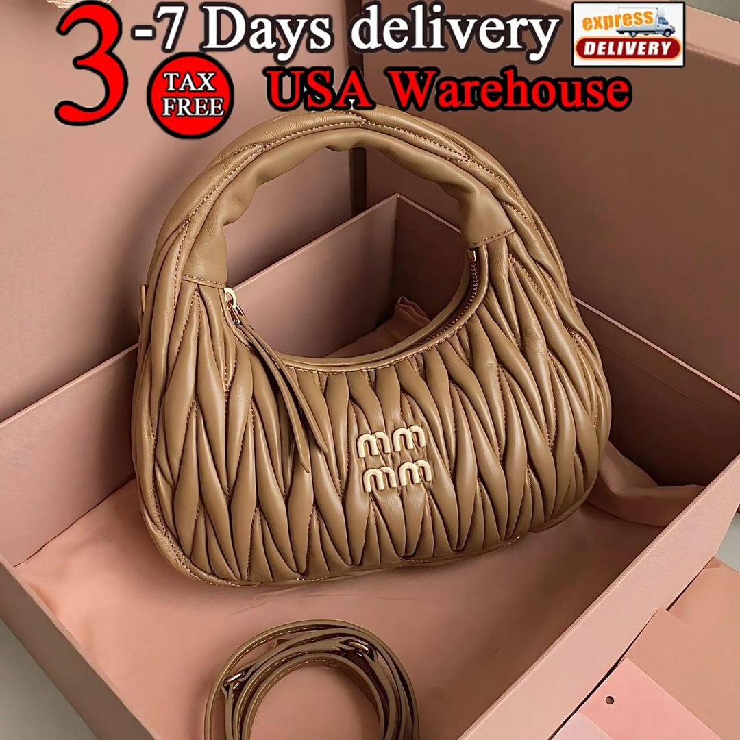 10A wander designer bag pochette High-quality shouder bag Fashion Leather wander Matelasse pochette tote bags sac luxe crossbody handle bag small square bag with box