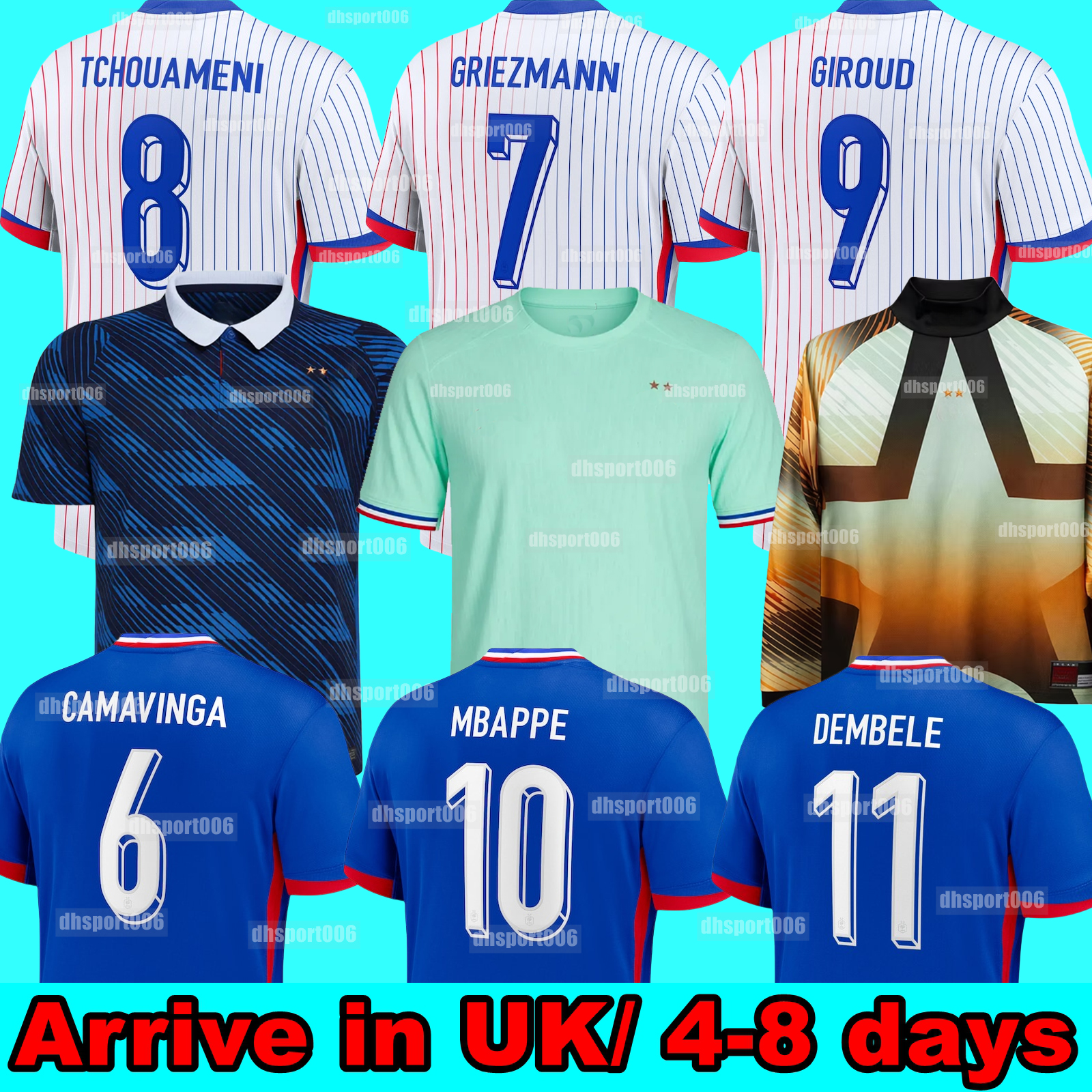 2026 French National Team Soccer Jersey - Kids, Men & Women - Full Set - Mbappe, Griezmann, Saliba, Kolo Muani & More GRIEZMANN GIROUD KANTE DEMBELE T. HERNANDEZ FOFANA 2026 2027