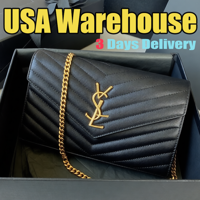 Designer Bag Luxury Bag Fashion Classic Modern Shoulder Bags Elegant Chic Metallic Crossbody Bag Plain Women Letter Purse with Metal Chain Flap Daily Outfit