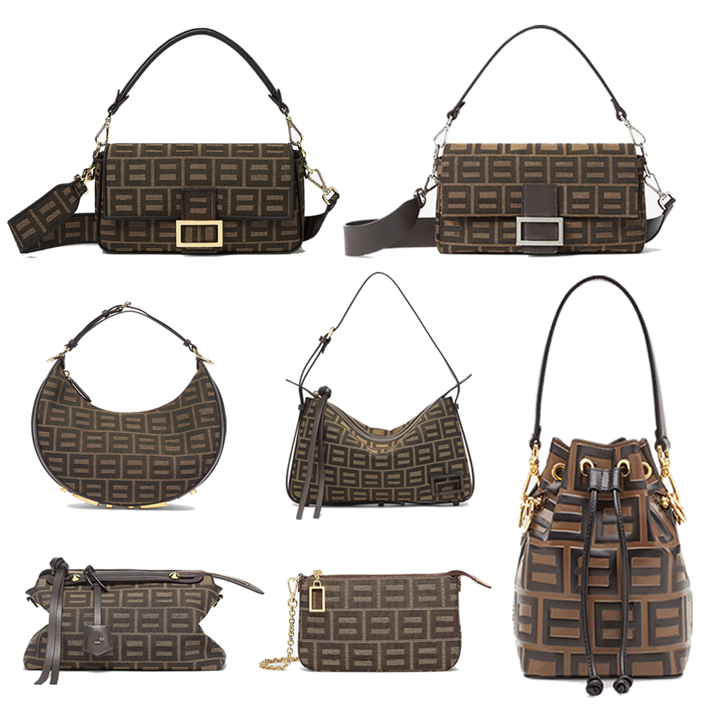 Luxurys designer bag Lady embossed Leather baguette bag Womens envelope Canvas half moon Clutch bag mens tote Mon Tresor bucket bag CrossBody handbag Shoulder bags