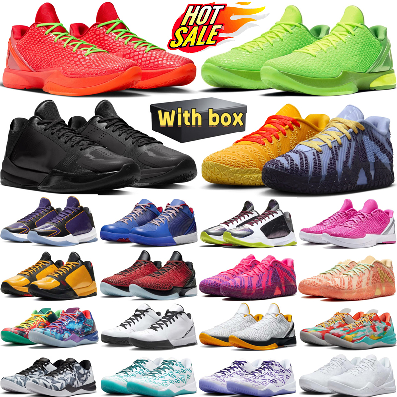 designer shoes Mambas basketball shoes 8 kobeshoes eybl Protro 6 Reverse Grinch JA 2 The Mambacita 5 X-Ray Outdoor Mens sneakers Women trainers with box