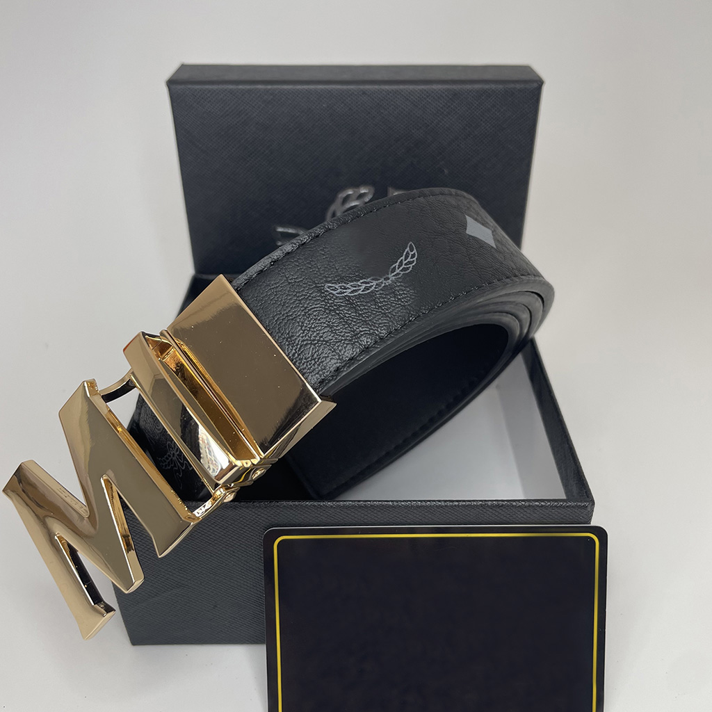 20 styles Fashion Designer belts M-shaped golden smooth letter fastener Ceinture belt men women luxury 950-1250mm Length 38mm Wide Choose from Cintura gurtel belt